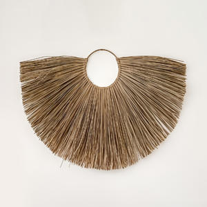 Décoration murale en paille tressée, art suspendu pour restaurant, décoration intérieure, suspensions murales en herbe de mer, prix le plus bas - Product Image 1