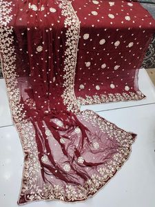 Fresh Arrival Acrylic <b>Gota</b> Work Salwar Kameez Ensemble with Sequins and Lace Thread Detailing for Party Wear and Family Events - Product Image 2