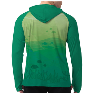 Jersey de pesca de alta calidad, ropa de protección solar sublimada para pescar - Product Image 6