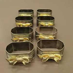 Ronds de serviette, ronds de serviette en rotin, ronds de serviette en osier, décor de table - Product Image 4