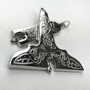 Collier maçonnique haut de gamme avec ensemble de bijoux pour les cérémonies maçonniques, collier et ensemble de bijoux maçonniques personnalisés - Product Image 2