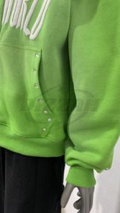 Dizzah Vente en gros d'usine Sweats à capuche à fermeture éclair imprimés bouffants pour hommes 80% polyester 20% coton 400gsm grande taille pour l'hiver - Product Image 4