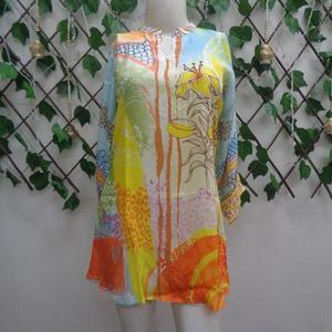 Túnica Kurti de moda más vendida con dobladillo Acampanado y detalles exquisitos para la moda elegante de mujer a los mejores precios - Product Image 1