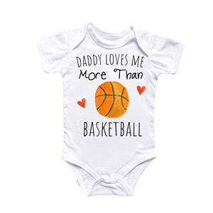 Body de bebé divertido y lindo inspirado en el baloncesto para recién nacidos, niños y niñas - Product Image 1