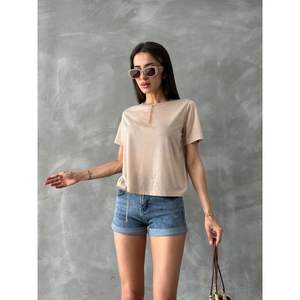 Camisetas para Mujer Topshow, Modelo Stone Shepherd Stitch, Venta al Por Mayor de Ropa - Product Image 2