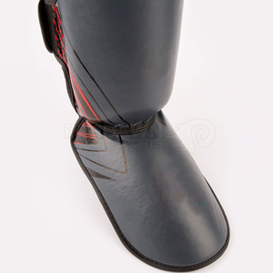 2026 Wholesale Own Factory Made Boxing Shin Pad Shin Guards Removable <b>Instep</b> Guards Blue Protective Shin Pads Customized OEM - Product Image 6