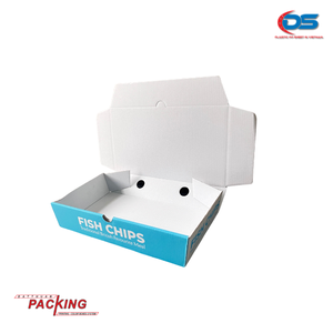 High Quality Custom UV-Coated Corrugated PET Packaging Durable Embossing Fast Food <b>Folder</b> Europe Factory's Recycled Paper Boxes - Product Image 6