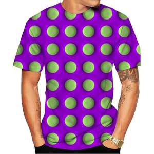 T-shirt Homme Personnalisé à Manches Courtes avec Logo Imprimé sur le Devant, Respirant, Impression 3D, Décontracté, Léger, Tendance Été - Product Image 2