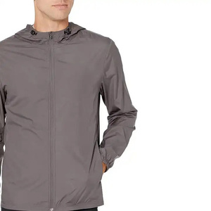Chaquetas Cortavientos de Otoño para Hombre, Estilo Urbano, Tela de Lona Transpirable, Secado Rápido, Impermeable, con Capucha, Reversible, 500g - Product Image 3