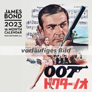 Ensemble de calendriers de bureau et muraux James Bond 2024 pour usage professionnel, imprimés sur papier durable pour l'affichage et la promotion - Product Image 1