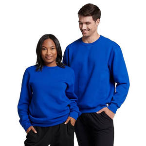 Sweat-shirt à col rond en polaire de qualité supérieure, sweat-shirt en polaire, violet, Russell Athletic, sweat-shirt à col rond violet - Product Image 3