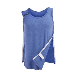 Camisas de Cirugía de hombro unisex después de la cirugía paciente camisas laterales a presión ropa adaptable para unisex - Product Image 1
