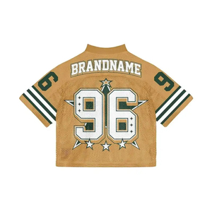เสื้อเจอร์ซีย์ตาข่ายบาสเก็ตบอลและบาสเก็ตบอลสไตล์วินเทจคลาสสิกคุณภาพสูงสำหรับผู้ชายเสื้อผ้าอเมริกันฟุตบอล - Product Image 2