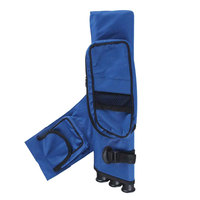Carquois latéral réglable en Cordura avec fermetures à glissière robustes et plusieurs compartiments pour flèches et accessoires