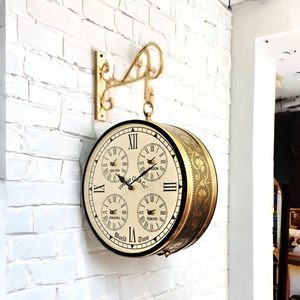 นาฬิกาแขวนผนังโลหะแคลวินแขวนผนังตกแต่งบ้านตกแต่งสํานักงาน - Product Image 4