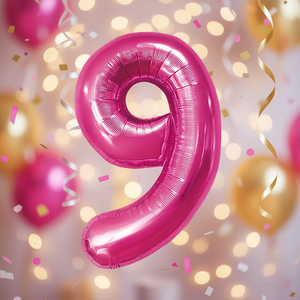 ลูกโป่งปาร์ตี้เลิฟ หมายเลข ฟูเชีย N9 100 ซม. 12 ลูก/ถุง - Product Image 3