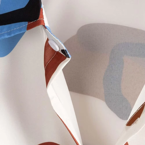 Chemises polo pour hommes Logo imprimé personnalisé Manches courtes Tissu en coton Mode Vêtements décontractés SERVICE OEM Chemises polo pour hommes grandes tailles - Product Image 4