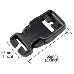 Hebillas de Liberación Lateral de Plástico POM YKK para Reparación Rápida, Sin Costuras, Reemplazo de Hebillas para Correas de Mochila, Tamaño y Color Personalizados para Bolsos - Product Image 2