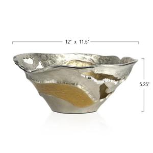 Bol décoratif design noir et or parfait pour la décoration intérieure et l'affichage de la cuisine, du salon ou du bureau d'Inde - Product Image 4