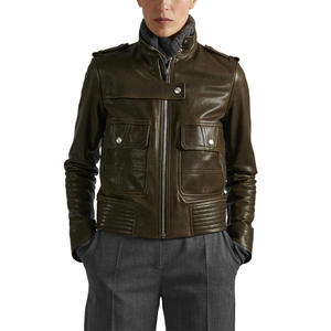 <b>Pilot</b> Bomber <b>Jacket</b> With Custom Logo Printing Embroidery Mens Womens Stylish Fashion Outerwear OEM Factory Supplier - Product Image 1