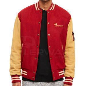 Veste à col montant personnalisée de haute qualité pour hommes pour l'automne hiver séchage rapide style de rue avec un design Letterman unique - Product Image 1