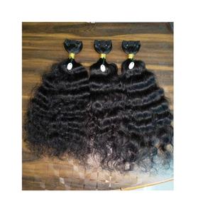 Extensions de cheveux indiens bruts non traités de meilleure qualité pour les femmes noires trame de dentelle à cuticules alignées avec style ondulé - Product Image 5
