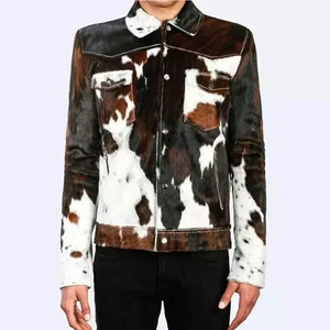 บริการ OEM ผู้ผลิตออกแบบเสื้อแจ็คเก็ตหนังวัวคุณภาพสูง ราคาไม่แพง เสื้อแจ็คเก็ตหนังวัว - Product Image 1