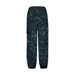 100% coton personnalisé hommes Cargo pantalon taille haute coupe ample Streetwear pantalon multi-poches taille élastique léger décontracté - Product Image 2