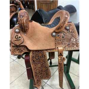 เบาะหนังนิ่มสำหรับม้าอานม้าแบบอังกฤษใหม่สัมผัสใกล้ชิดกับอานม้าวัตถุประสงค์ทั่วไป - Product Image 1