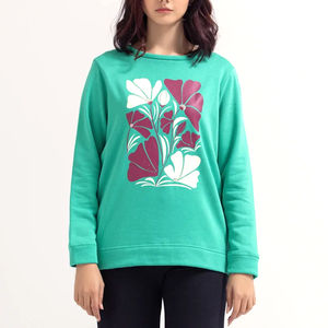 Sudadera Casual Personalizada para Mujer, Sudadera de Manga Larga, Sudadera Suave de Algodón con Cuello Redondo para Uso Diario, Ropa de Mujer con ODM OEM - Product Image 1