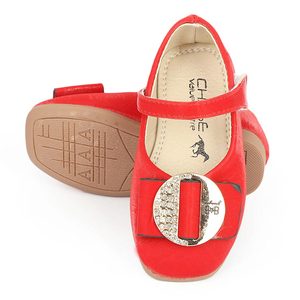 Girls Fancy <b>Pumps</b> (A2080) - <b>Red</b> - Product Image 5