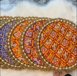 Reversible Diwali Decor Collection Diyas Placas decorativas Multiusos Esenciales festivos Haldi Mehndi Wedding Nikah Rangoli - Product Image 1