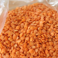Lentilles rouges séchées, procédé AD, emballage en vrac, provenance Thaïlande Bangkok, 1 kg, durée de conservation de 2 ans