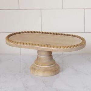 Exquisite Wooden Cake Stand with Premium Materials and Refined Finishing for Upscale Dessert <b>Presentations</b> at Events - Product Image 3