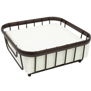 Elegante servilletero negro diseñado para agregar un estilo moderno elegante y un estilo decorativo funcional a cualquier mesa de comedor - Product Image 1