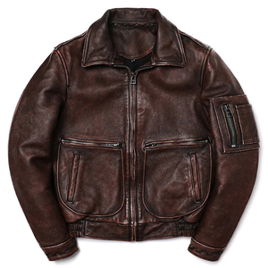 Men's Casual Leather <b>Jacket</b> Outdoor Fashionable Wear For Men Made Of High Quality Leather <b>Jacket</b> for man - Product Image 1