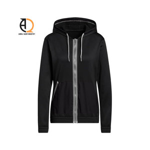 เสื้อมีฮู้ดพิมพ์ลายตัวอักษรแขนยาวผ้าคอตตอนรุ่นไหล่ตก - Product Image 3