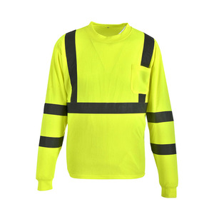 Vêtements de travail de sécurité haute visibilité en polyester, classe 3, réfléchissants, courts et longs, résistance à la chaleur 300°C - Product Image 1