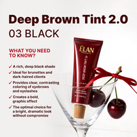 ELAN Professional Line Deep Brow Tint 03 HITAM 20ml