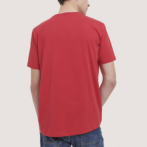 T-shirt pour homme en coton 100% écologique respirant uni - Product Image 2