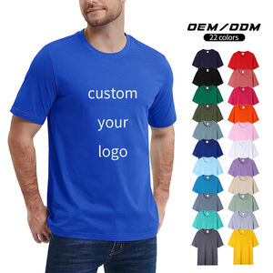 T-shirts amples pour hommes en jersey 100 % coton, imprimés sur mesure avec motif lettres et logo, vente en gros - Product Image 2