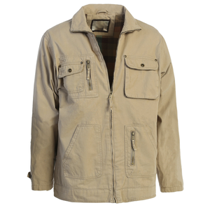 Conception OEM sur mesure 100% coton pour hommes couleur ivoire solide vestes coupe ajustée avec poches veste surplus de stocks du Bangladesh - Product Image 1