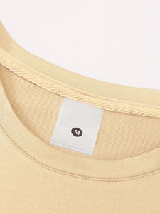 Offre Spéciale 100% coton 400 GSM French Terry Sweat à capuche grande taille Sweat-shirt à col rond blanc avec impression de logo personnalisé pour l'hiver - Product Image 3