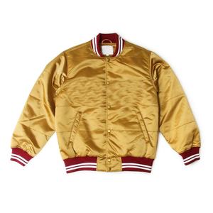 OEM Logo 100% Polyester Camouflage Rouge Personnalisé Printemps Avant Satin Varsity Vestes Écologique Couleur Personnalisée - Product Image 1