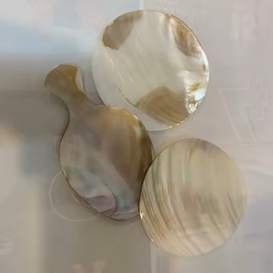 Hermosa cuchara de caviar de nácar amarillo, rosa, negro y blanco, cuchara de servicio ecológica de 7cm para fiestas y caviar caro - Product Image 3