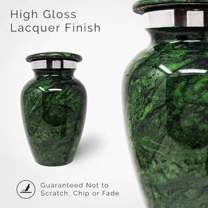 Mini urnas de cremación para cenizas humanas, una urna conmemorativa de recuerdo personal diseñada para contener una pequeña porción de cenizas, ideal recordar - Product Image 4