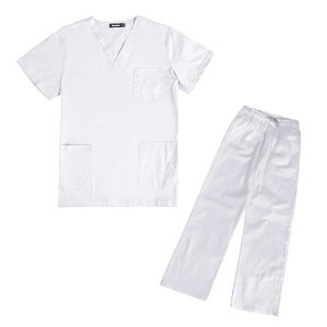 Vente en gros Tenue médicale et infirmière uniforme de travail Hôpital Scrubs Uniformes Ensembles OEM Offre Spéciale Médecin Clinique Scrub Tops Pantalon - Product Image 2