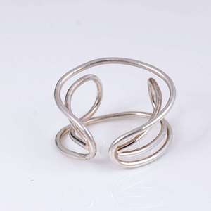 New Trendy Jewelry Vintage 925 Sterling <b>Silver</b> <b>Cross</b> <b>Rings</b> Large Adjustable Antique <b>Cross</b> <b>Rings</b> for Women Wedding - Product Image 4