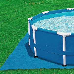 INTEX 472x472cm Cubierta de piscina azul Sobre el suelo Polietileno Resistente Piscina Estera inferior Accesorio protector para piscina - Product Image 3