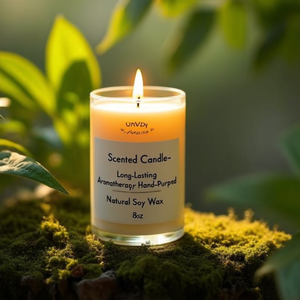 Scented <b>Candle</b>-<b>Long</b>-Lasting Aromatherapy Hand-Poured Natural Soy Wax 8oz - Product Image 3
